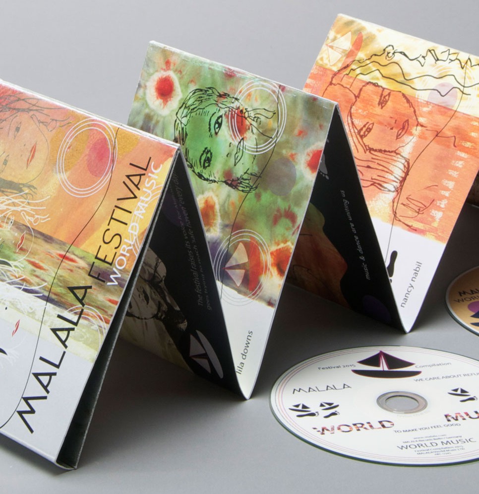 CD Design with Concertina Booklet